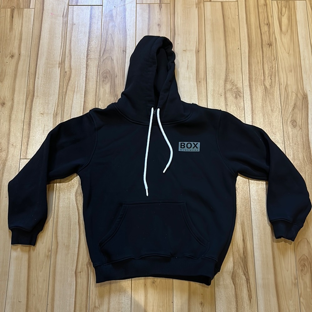 BOX menswear black hoodie